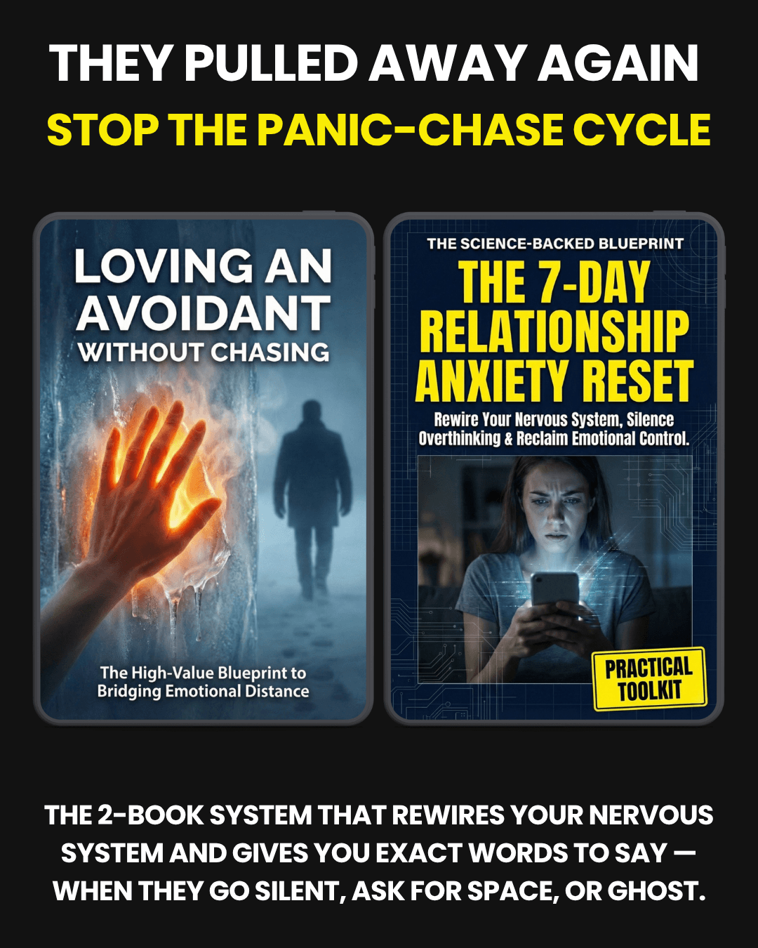 The Stop Chasing System™ 2 books: Scripts & Tools - save 40%