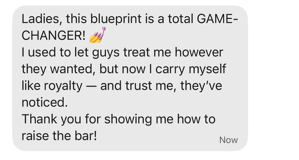 Customer review screenshot